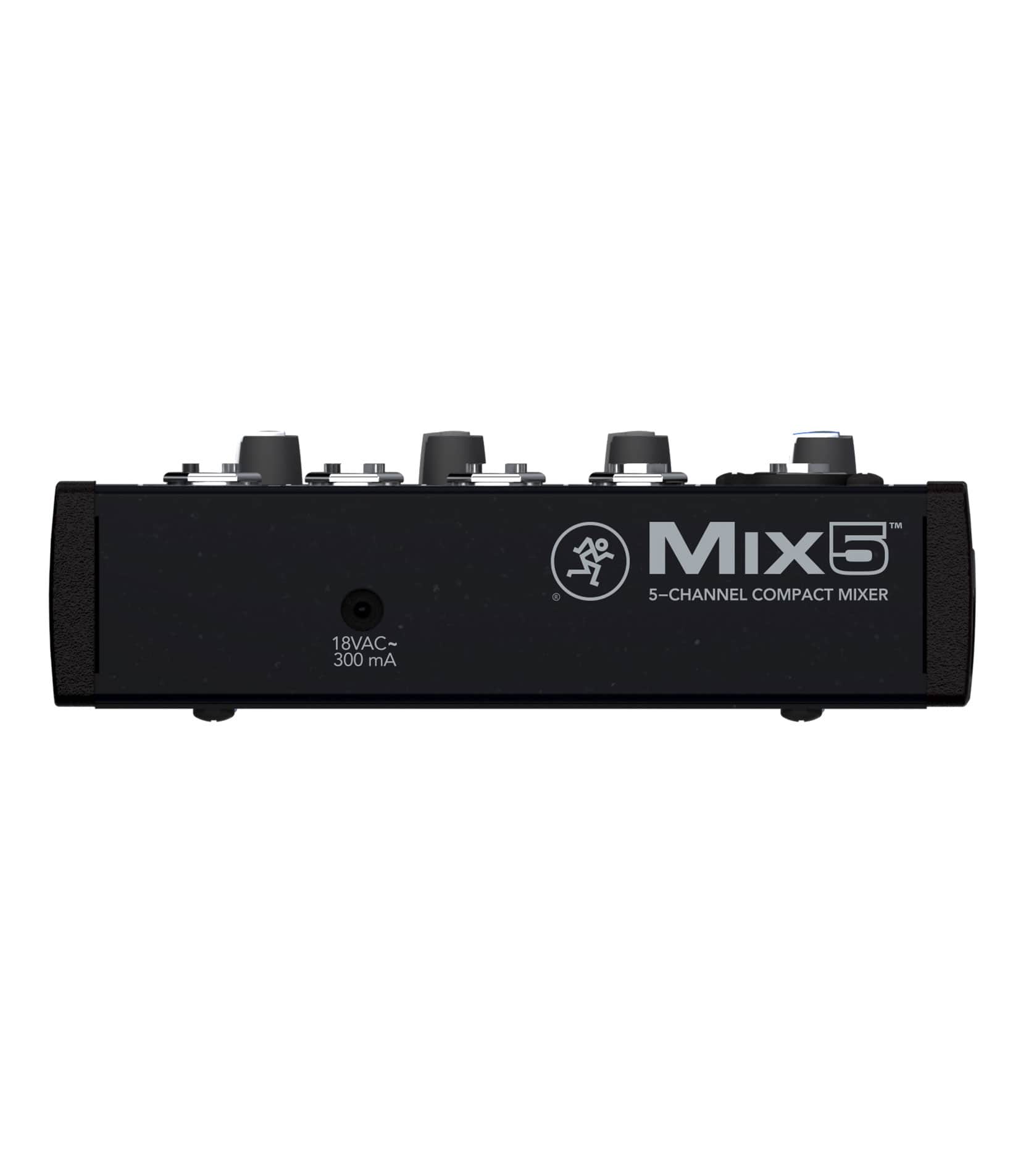 極美品5-CHANNEL COMPACT MIXER MIX5＋純正アダプター（Mackie